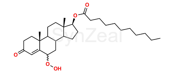 Picture of Mixure of 6α & 6β Hydroperoxy Testosterone Undecanoate