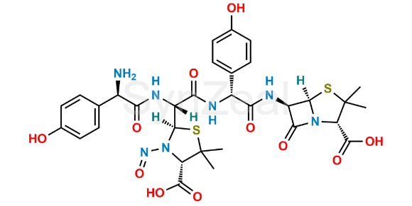 Picture of N-Nitroso Amoxicillin Impurity J Dimer