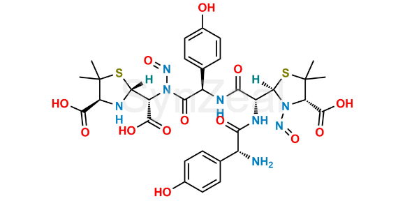 Picture of N,N-Di Nitroso Amoxicillin Impurity K