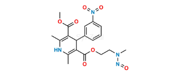 Picture of N-Nitroso N-Desbenzyl Nicardipine Impurity