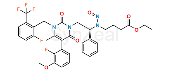 Picture of Elagolix Ethyl Ester Nitroso Impurity