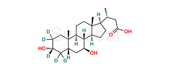 Picture of 24-Nor Ursodeoxycholic Acid-d5