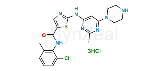 Picture of Dasatinib N-Deshydroxyethyl Impurity (3HCl salt)