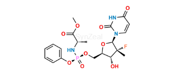 Picture of Sofosbuvir (R)-phosphate Methyl Ester Impurity