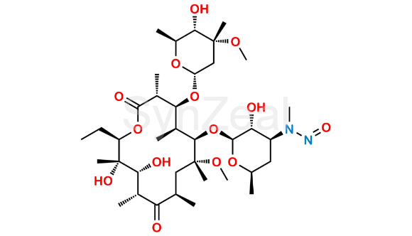 Picture of N-Nitroso-N-Desmethyl-Clarithromycin