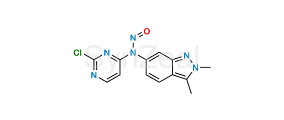 Picture of N-Nitroso Pazopanib Pyrimidine Impurity