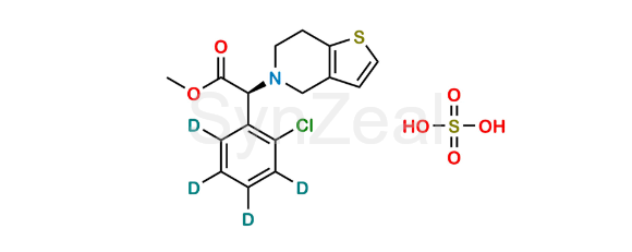 Picture of Clopidogrel D4 Hydrogen Sulfate