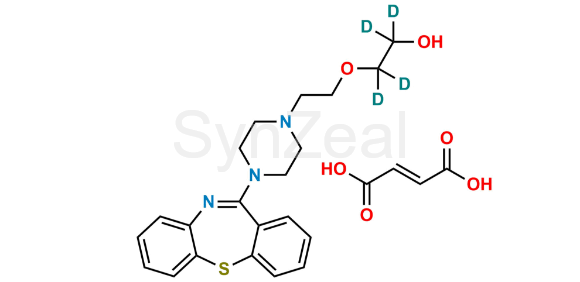 Picture of Quetiapine D4 Fumarate (Possibility 1)