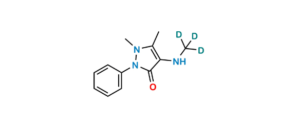 Picture of 4-Methylamino-d3 Antipyrine