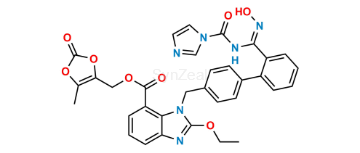 Picture of Azilsartan Imidazole Carbonyl Dioxolene Ester