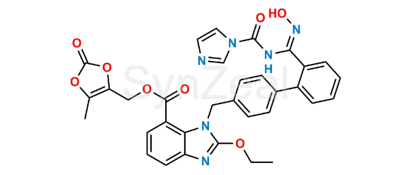 Picture of Azilsartan Imidazole Carbonyl Dioxolene Ester