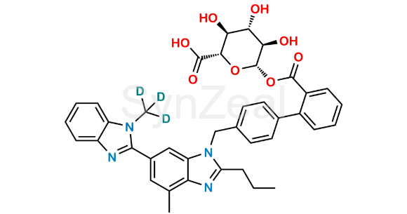 Picture of Telmisartan-D3 Acyl-β-D-Glucuronide