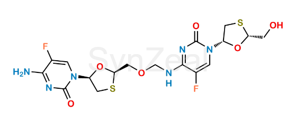Picture of Asymmetric Methylene Conjugated Emtricitabine Dimer 