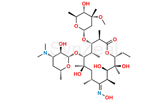 Picture of (9Z)-Erythromycin A Oxime