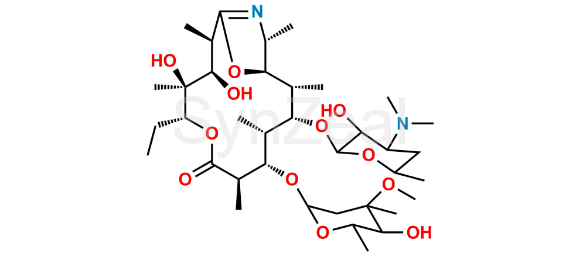 Picture of 8a erythromycin A 6,9-iminoether