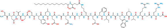 Picture of Hydrolysis 14-37 Liraglutide Impurity