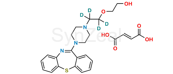 Picture of Quetiapine D4 Fumarate  (Possibility 2)