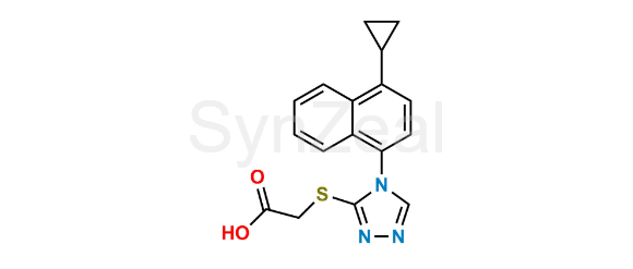 Picture of Lesinurad Desbromo Acid Impurity