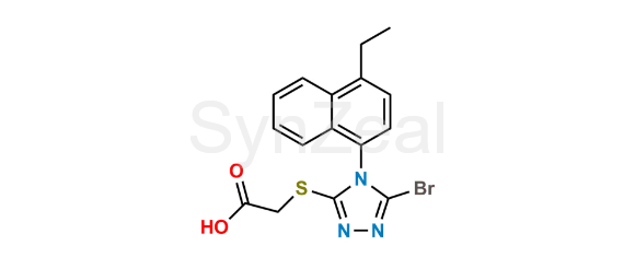 Picture of Lesinurad Ethyl Lesinurad Impurity 