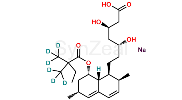 Picture of Simvastatin Hydroxy Acid D6 (Sodium salt)