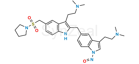 Picture of N-Nitroso Almotriptan EP Impurity B (Possibility 2)