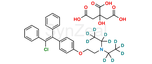 Picture of Zuclomiphene D10 Citrate