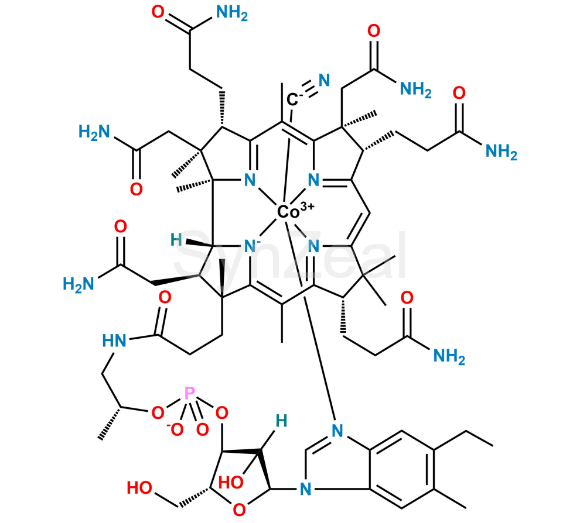 Picture of Cyanocobalamin B5-Hydroxymethyl Derivative