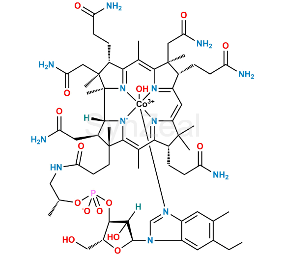 Picture of Hydroxocobalamin B6-Hydroxymethyl Derivative