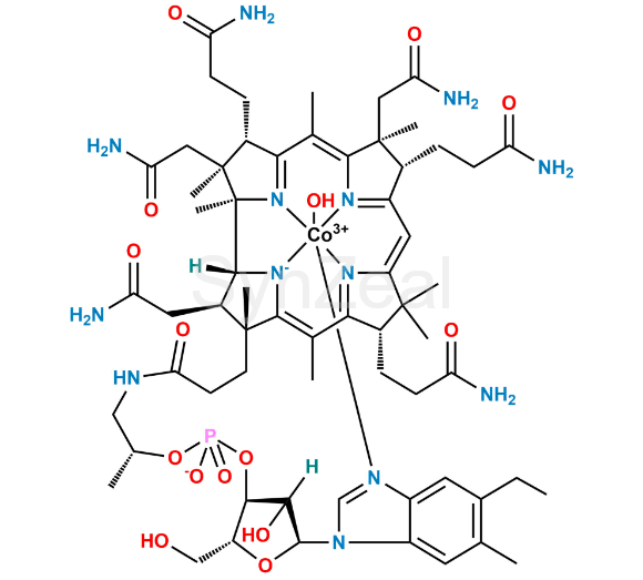 Picture of Hydroxocobalamin B5-Hydroxymethyl Derivative