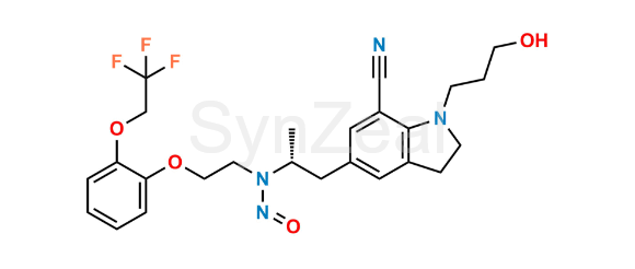 Picture of N-Nitroso Silodosin Nitrile Impurity