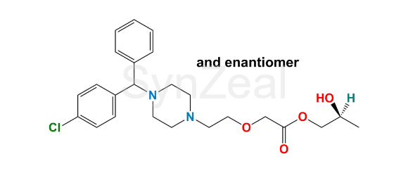 Picture of Propylene Glycol Ester Of Cetrizine (Mixture of Diastereomers)