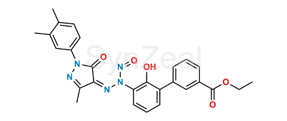 Picture of N-Nitroso Eltrombopag Ethyl Ester Impurity