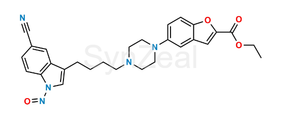 Picture of N-Nitroso Vilazodone Ethyl Ester Impurity 