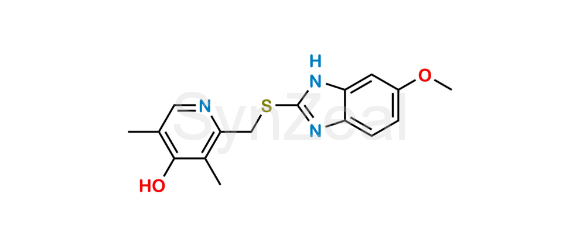 Picture of 4-Hydroxy Omeprazole Sulfide