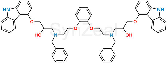 Picture of Carvedilol Bis(N-benzylalkylpyrocatechol) Impurity