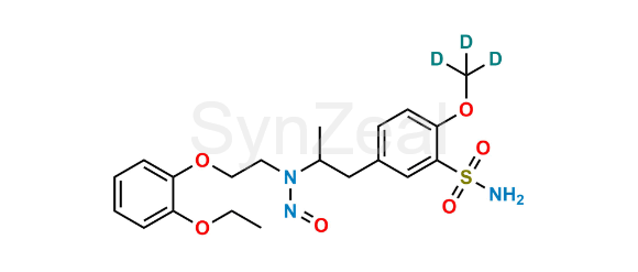 Picture of N-Nitroso Racemic Tamsulosin-D3 