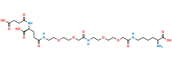 Picture of Semaglutide Impurity 16 (U6 Semaglutide)