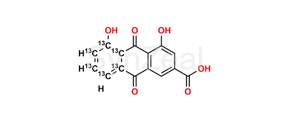 Picture of Diacerein EP Impurity C 13C6