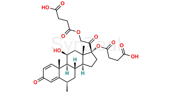 Picture of Methylprednisolone 17, 21-disuccinate