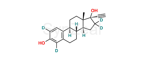 Picture of Ethynyl Estradiol-2,4,16,16-d4