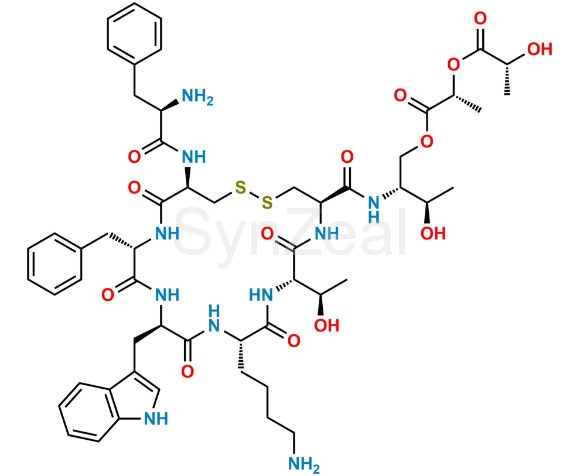 Picture of L-Lactolactoyl-Thr-Octreotide