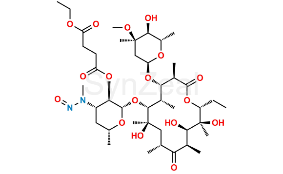 Picture of N-Nitroso-Desmethyl Erythromycin Ethyl Succinate