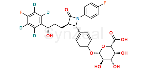 Picture of Ezetimibe D4-O-Beta-Glucuronide