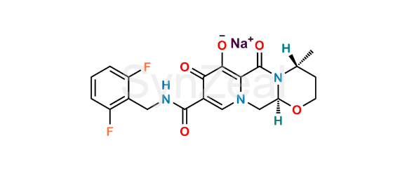 Picture of 4-Desfluoro-6-Fluoro Dolutegravir (sodium salt)