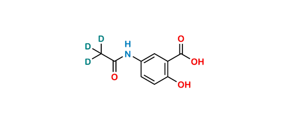 Picture of N-Acetyl Mesalazine D3 (Possibility 1)