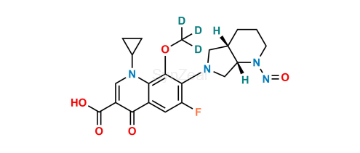 Picture of N-Nitroso Moxifloxacin D3 (possibility 2)