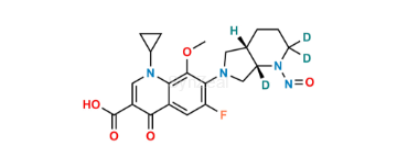 Picture of N-Nitroso Moxifloxacin D3 (possibility 1)