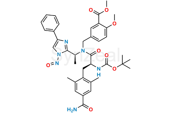 Picture of N-Nitroso Eluxadoline Boc Ester Impurity