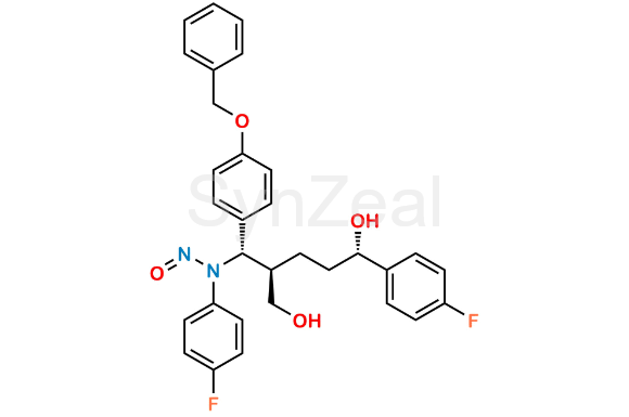 Picture of Ezetimibe Benzyl Diol Nitroso Impurity