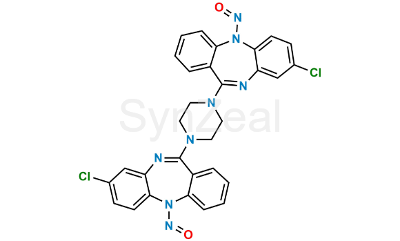 Picture of N-Nitroso Clozapine EP Impurity B (possibility 2)
